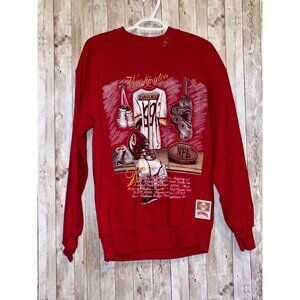 Vintage 90's Nutmeg Washington Redskins Sweatshirt Size Large Made in USA